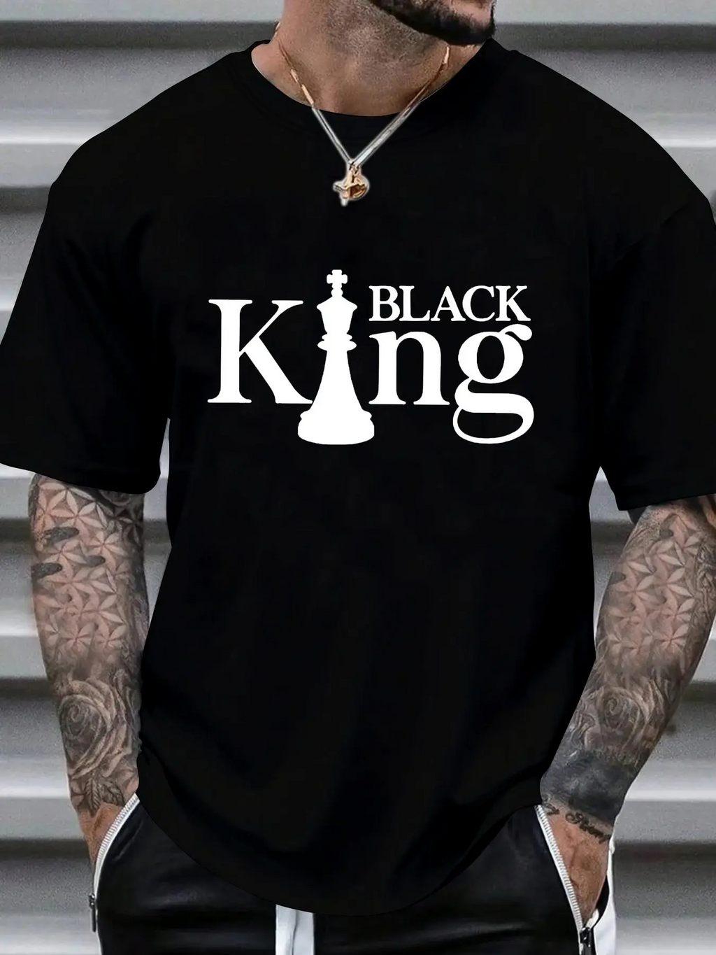 Men's Regular Fit Letter Print Jersey Round Neck Tee, Casual Short Sleeve Crew Neck T-shirt for Summer, Men's Top for Daily Wear