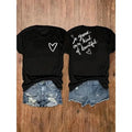 Soft Print T-Shirt - Be Your Own Kind of Beautiful Women's Casual Round Neck, Short Sleeve Top - Machine Washable, Perfect for Vacation