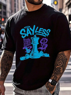 100% Cotton Funny Retro Purple Grape 5 Matching Men  Team T-Shirt Street Hip-Hop Style Men's T-Shirt