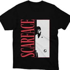 Trendy Scarface Graphic T-Shirt, Retro Movie Inspired Tee, Vintage Crew Neck Shirt for Men & Women, Perfect Gift Idea