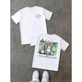Graphic Cotton-Shirt Michelob ULTRA Beer Bucket Double Sided Digital Printed Cotton Shirt, Men's Casual Tee, Y2K Summer Sports Tee,Oversize Plus Size Men's, Size S-5XL,Summer Tee