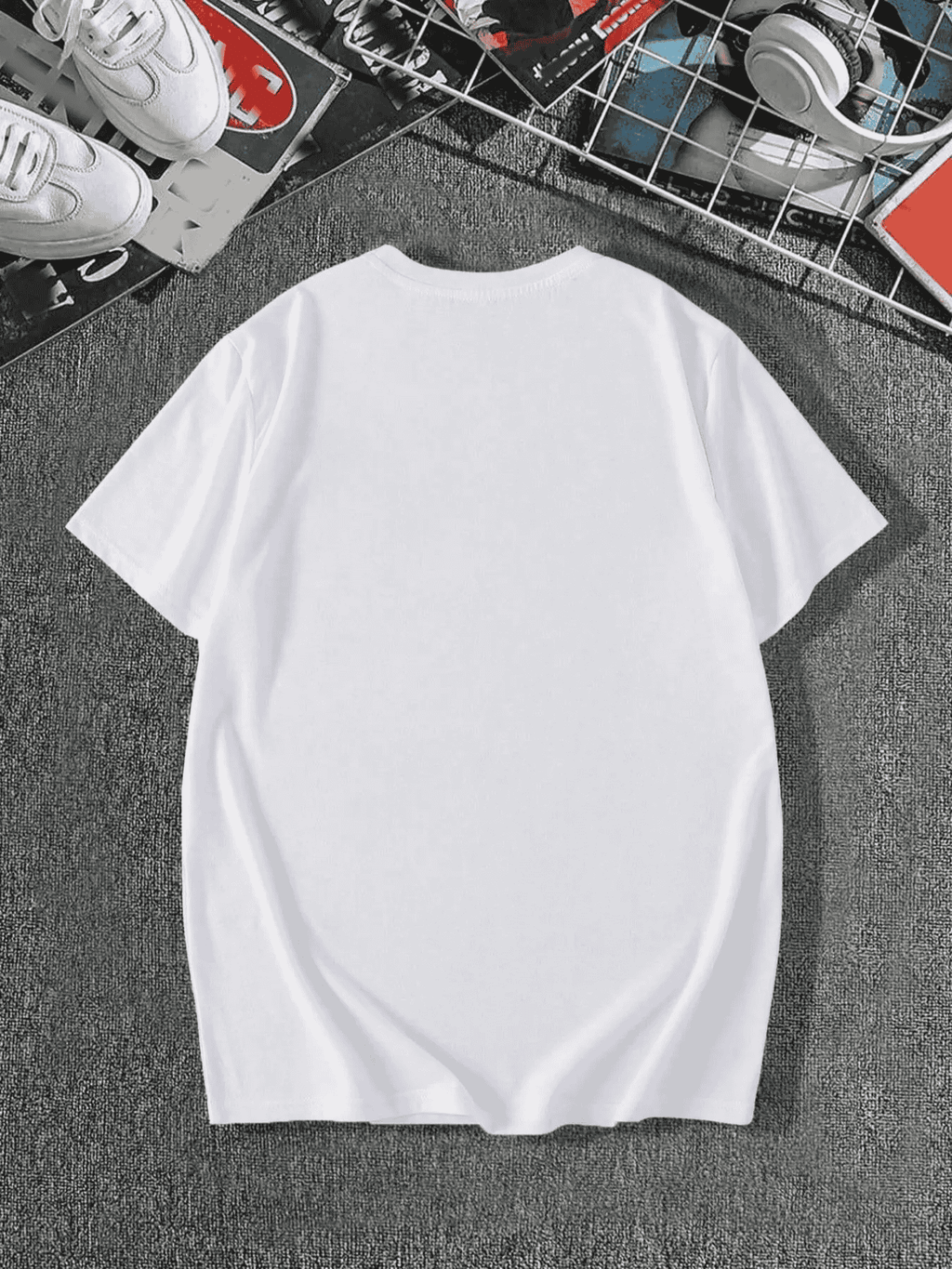 Men's Regular Fit Letter Print Jersey Round Neck Tee, Casual Short Sleeve Crew Neck T-shirt for Summer, Men's Top for Daily Wear
