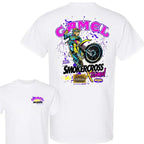 SmokerCross Xtreme Neon Motocross Graphic Tee, Retro 90s Dirt Bike Motorcycle Racing Shirt, Streetwear for Men & Perfect Gift Idea