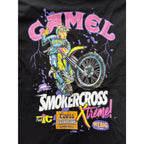 SmokerCross Xtreme Neon Motocross Graphic Tee, Retro 90s Dirt Bike Motorcycle Racing Shirt, Streetwear for Men & Perfect Gift Idea